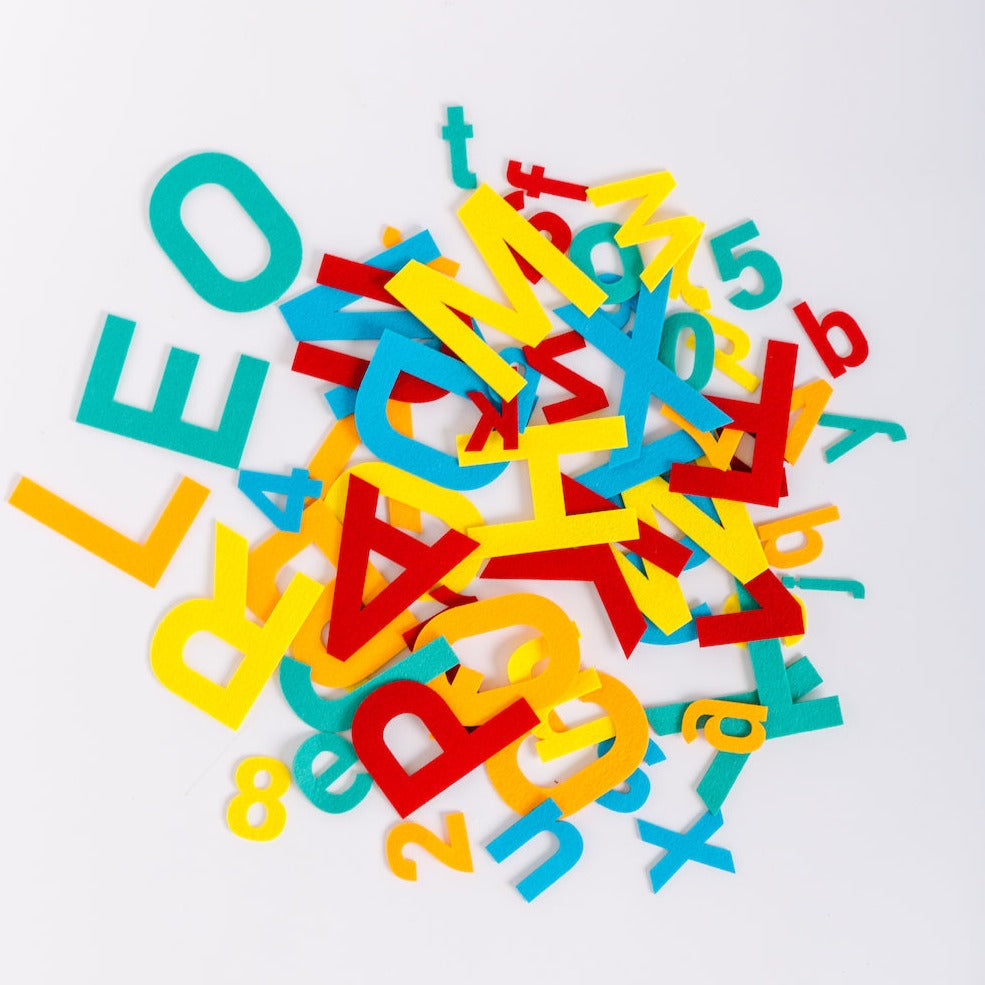 Letters Felt Pack
