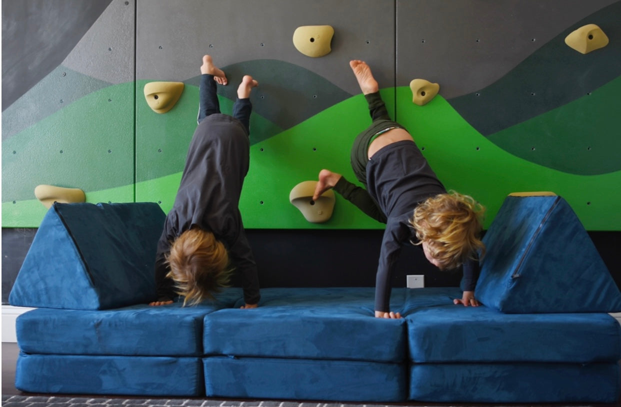 The Ocean Blue LeoMat™ is a foldable play mat for kids of all ages