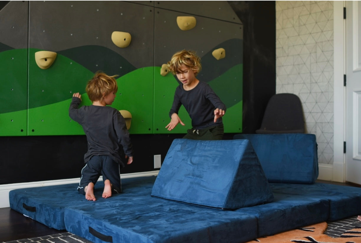 The Ocean Blue LeoMat™ is a foldable play mat for kids of all ages